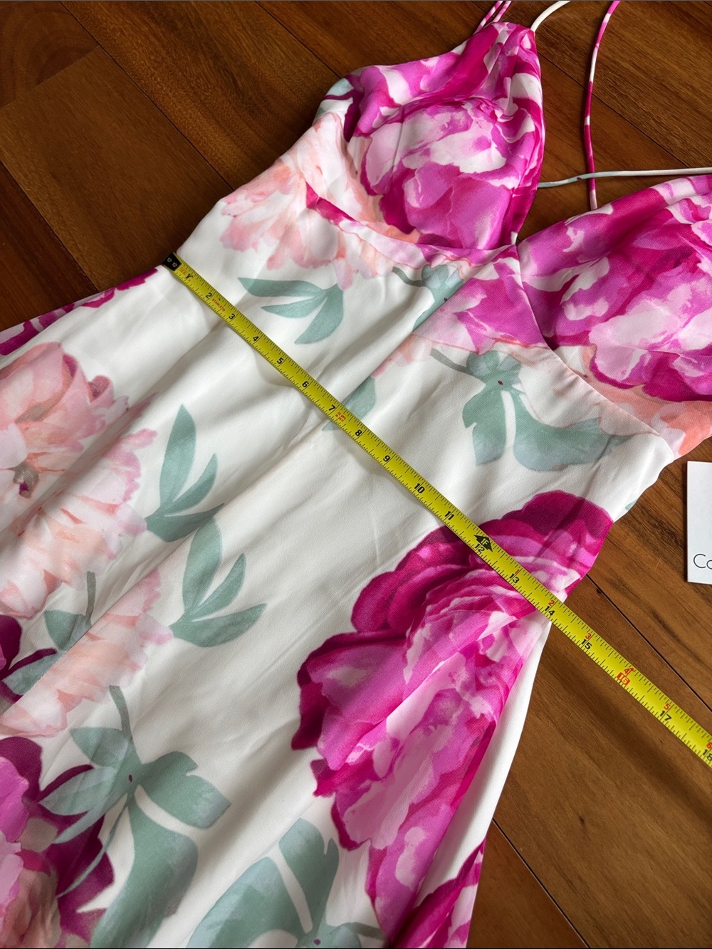 NWT Calvin Klein floral maxi dress - Picture 6 of 13